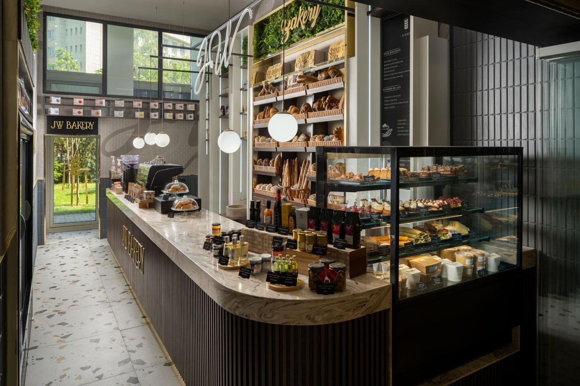 Jw Marriott Bucharest Grand Hotel Exterior photo The interior of a typical bakery