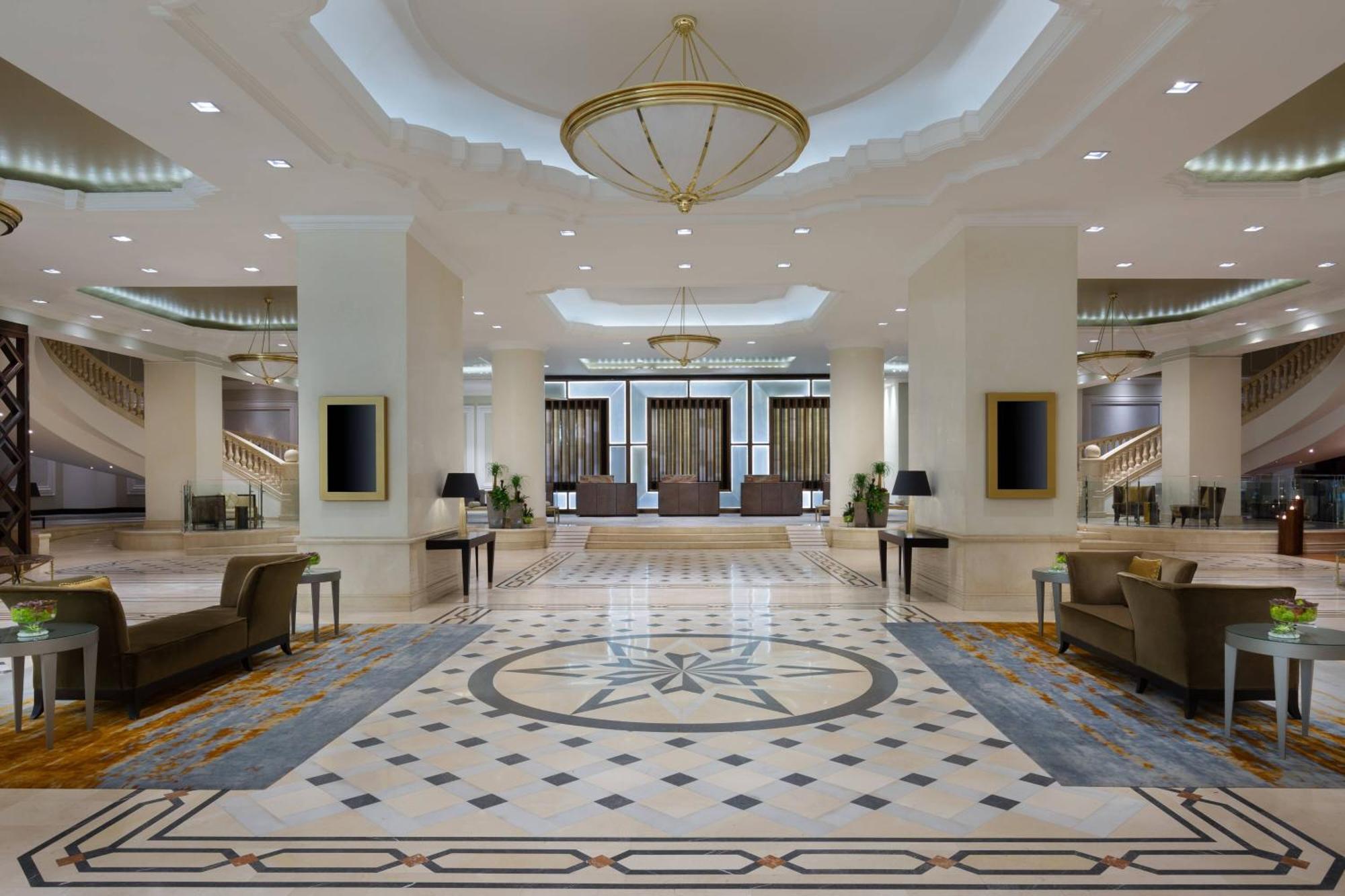 Jw Marriott Bucharest Grand Hotel Exterior photo Lobby